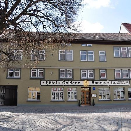 Hotel Goldene Sonne Arnstadt Exteriör bild