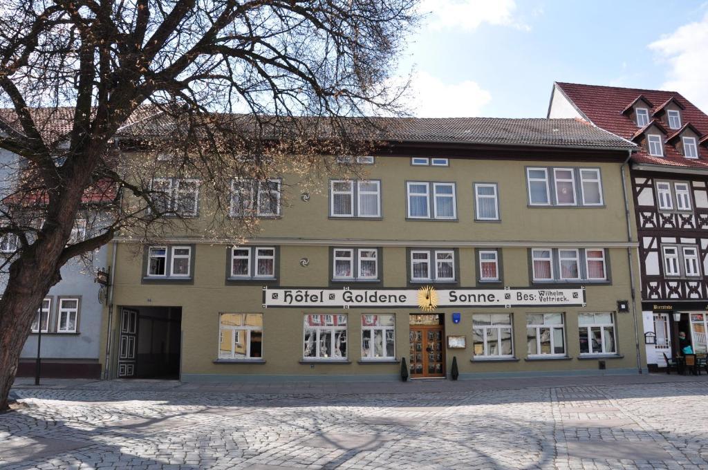Hotel Goldene Sonne Arnstadt Exteriör bild